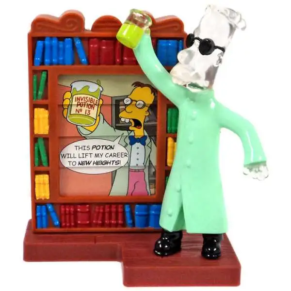 Burger King The Simpsons Creepy Classics Prof. Frink Mini Figure