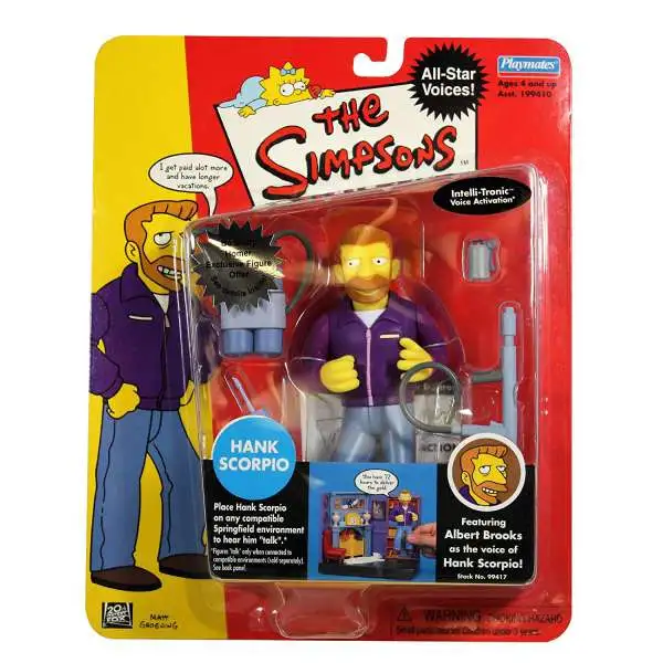 The Simpsons All Star Voices Hank Scorpio Action Figure