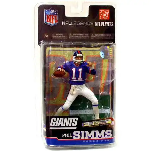 McFarlane Toys NFL New York Giants Sports Picks Football Legends Series 6 Phil Simms Action Figure