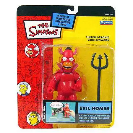The Simpsons Series 16 Homer Simpson Action Figure [Evil]