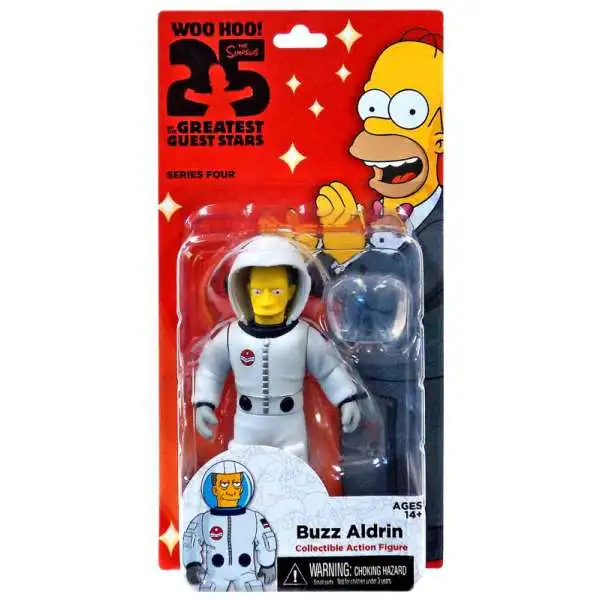 NECA The Simpsons Series 4 Buzz Aldrin Action Figure