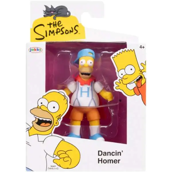 The Simpsons Scaled Figures Wave 4 Dancin' Homer 2.5-Inch Mini Figure