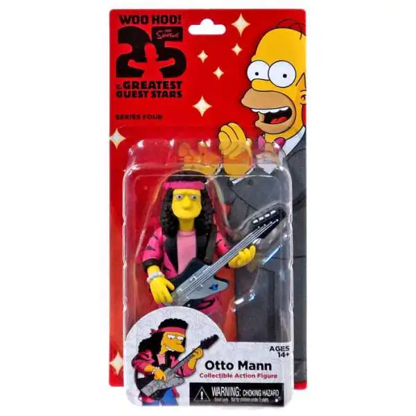 NECA The Simpsons Series 4 Otto Mann Action Figure