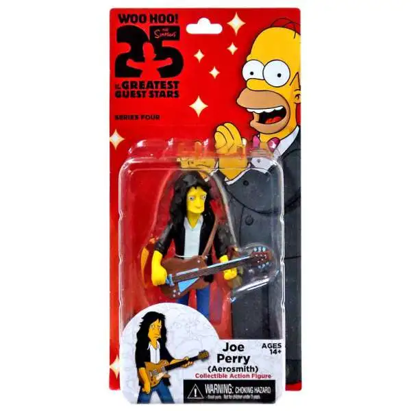 NECA The Simpsons Series 4 Joe Perry Action Figure [Aerosmith]