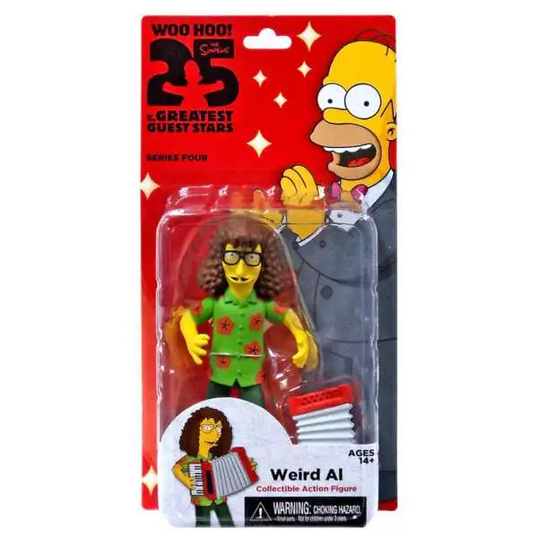 The Simpsons Series 4 Weird Al Yankovic Action FIgure