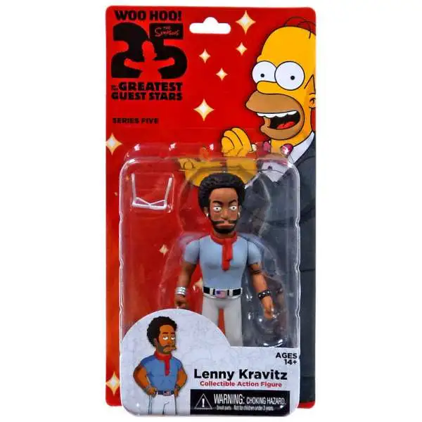 NECA The Simpsons Series 5 Lenny Kravitz Action FIgure