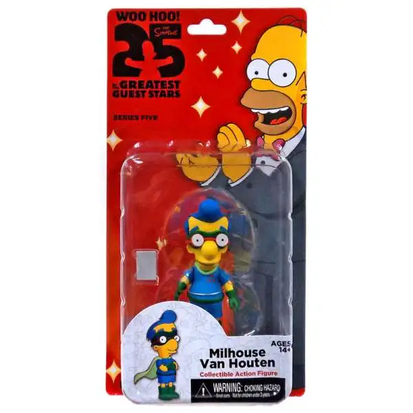 NECA The Simpsons Series 5 Milhouse Action FIgure [Alternative Version]