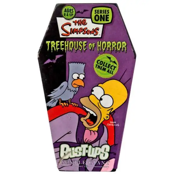 The Simpsons Bust Ups Series 1 Treehouse of Horror Homer with Raven Bart Figure
