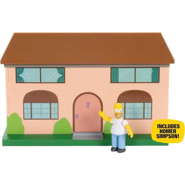 The Simpsons Living Room Diorama House Playset [Includes 2.5" Homer Figure]