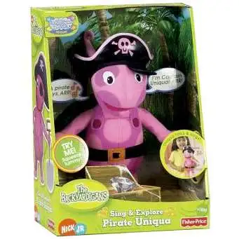 Fisher Price The Backyardigans Sing & Explore Pirate Uniqua 13-Inch Plush