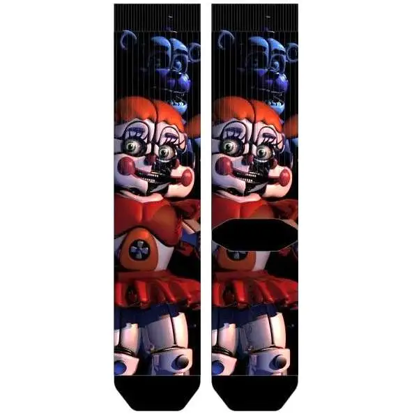 Five Nights at Freddy's Sister Location Circus Baby Crew Socks