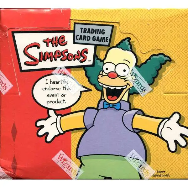 The Simpsons Trading Card Game Krusty Approved Booster Box [36 Packs]