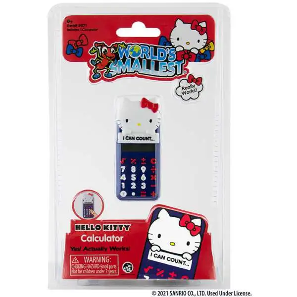World's Smallest Hello Kitty Calculator [Blue]
