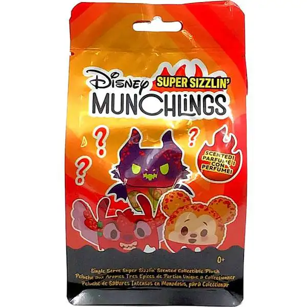 Disney Munchlings Super Sizzlin' Mystery Plush Pack [1 RANDOM Scented Character]