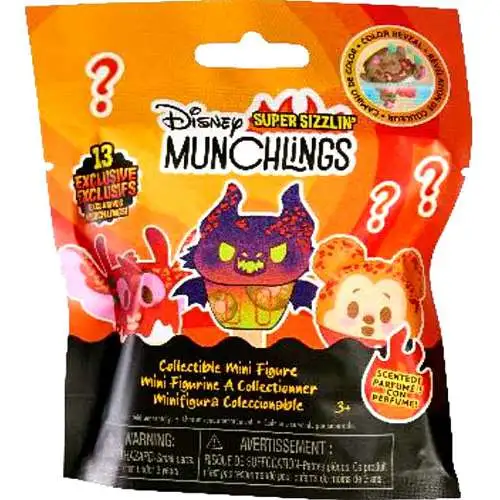 Disney Munchlings Super Sizzlin' Mystery Pack [1 RANDOM Collectible Mini Figure]