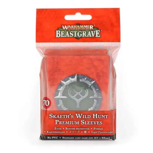 Warhammer Underworlds: Beastgrave Skaeth's Wild Hunt Card Sleeves [70 Sleeves]