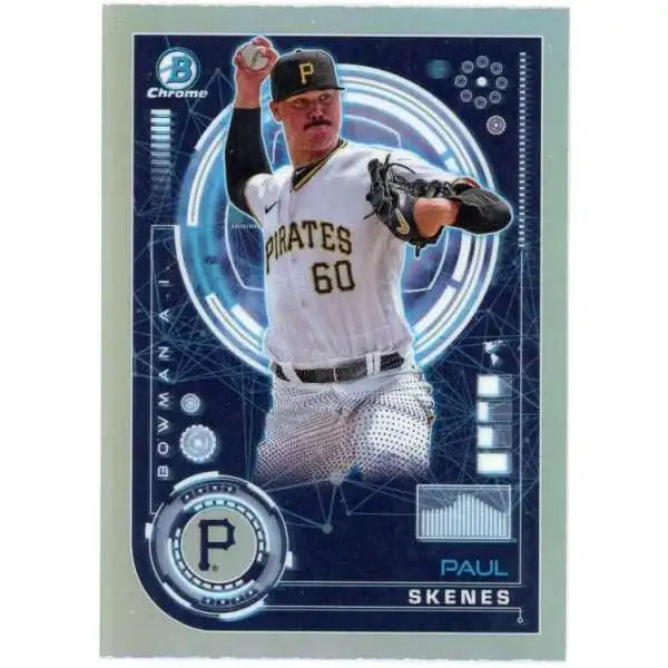 MLB Pittsburgh Pirates 2024 Bowman Baseball Bowman AI Paul Skenes BAI-15 [Rookie]