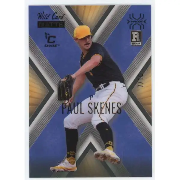 MLB 2024 Wild Card Matte 7/10 Paul Skenes MXP-PS [Rookie]