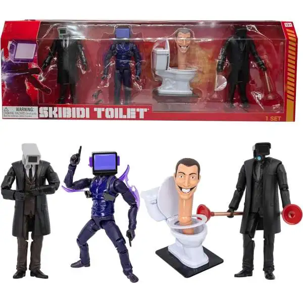 Skibidi Toilet Series 2 Skibidi Toilet 6 Action Figure Bonkers Toy