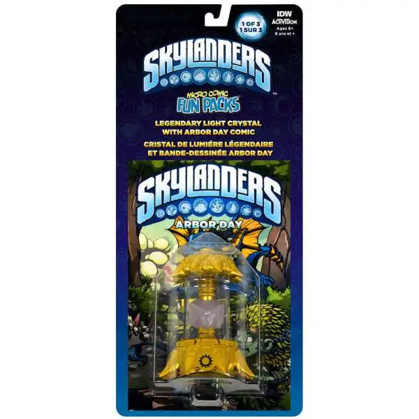 Skylanders Imaginators Micro Comic Fun Pack Legendary Light Crystal Exclusive Crystal #1 of 3 [Arbor Day Comic]