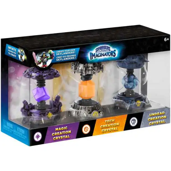 Skylanders Imaginators Magic, Tech & Undead Creation Crystal 3-Pack