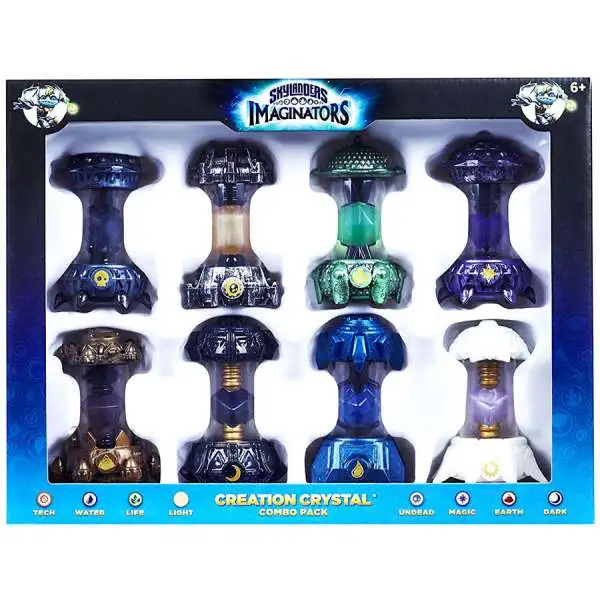 Skylanders Imaginators Creation Crystal Combo Pack [Tech, Water, Life, Light, Undead, Magic, Earth & Dark]