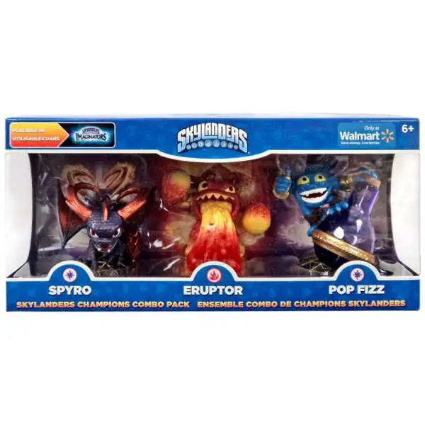 Skylanders Imaginators Spyro, Eruptor & Pop Fizz Exclusive Figure 3-Pack