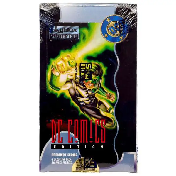 Master Series DC Comics Edition Trading Card HOBBY Box [Premiere Series, 36 Packs]