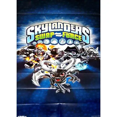 Skylanders Swap Force Mega Character Poster [Dark Edition]