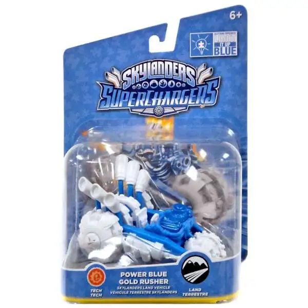 Skylanders SuperChargers Power Blue Gold Rusher Vehicle [Autism Speaks Light it up Blue]