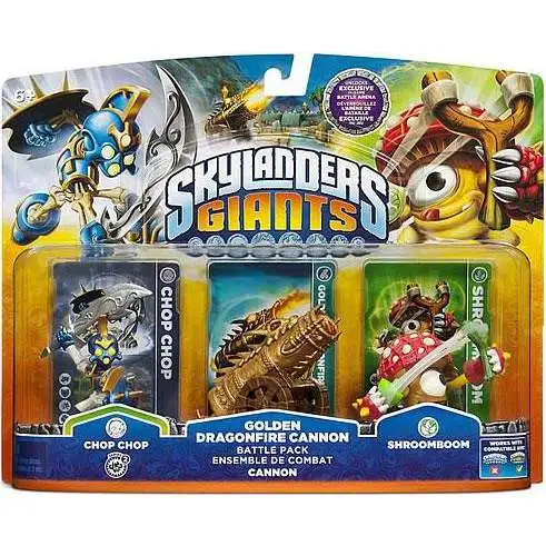 Skylanders Giants Golden Dragonfire Cannon Exclusive Battle Pack [Damaged Package]