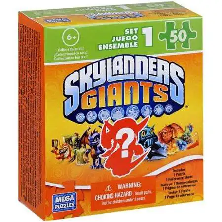Skylanders Giants 50-Piece Puzzles Mystery Pack Set 1 Puzzle [Damaged Package]