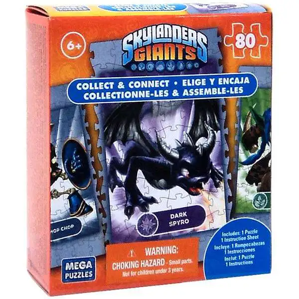 Skylanders Giants 80-Piece Puzzles Dark Spyro Puzzle