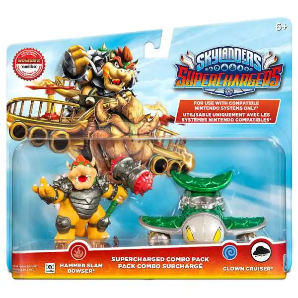 Skylanders SuperChargers Hammer Slam Bowser & Clown Cruiser