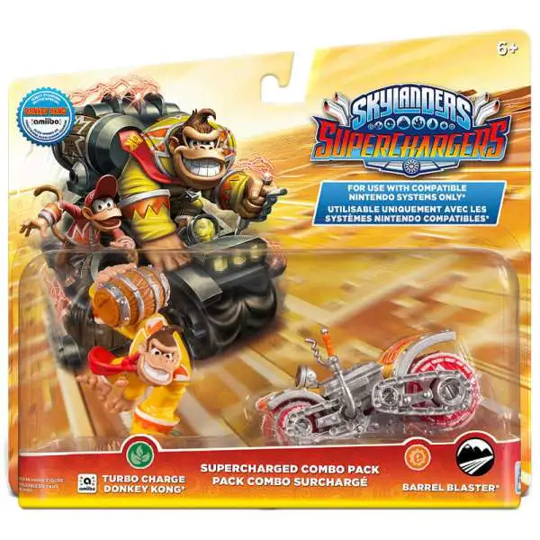 Skylanders SuperChargers Turbo Charge Donkey Kong & Barrel Baster