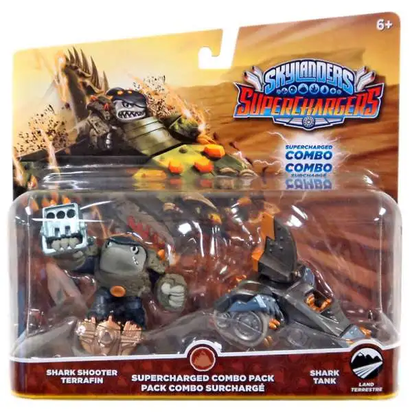Skylanders SuperChargers Shark Shooter Terrafin & Shark Tank