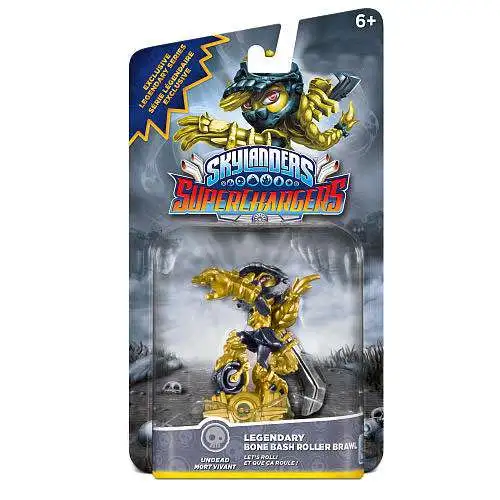 Skylanders SuperChargers Legendary Bone Bash Roller Brawl Exclusive Figure Pack