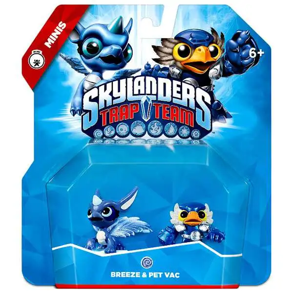 Skylanders Trap Team Minis Breeze & Pet Vac Figure 2-Pack