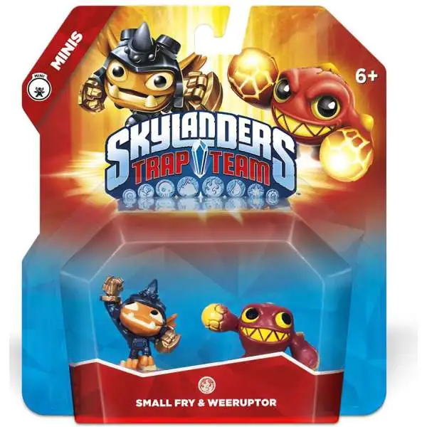 Skylanders Trap Team Minis Small Fry & Weeruptor Figure 2-Pack
