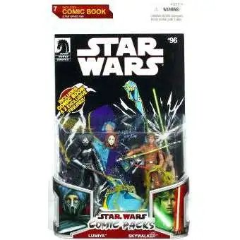 Star Wars 2009 Comic Packs Lumiya & Luke Skywalker Action Figure 2-Pack