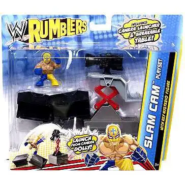 WWE Wrestling Rumblers Series 2 Slam Cam Mini Figure Playset [With Rey Mysterio]