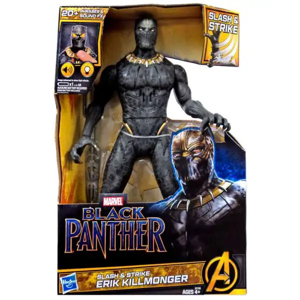 Marvel Black Panther Slash & Strike Erik Killmonger Exclusive 13-Inch Figure
