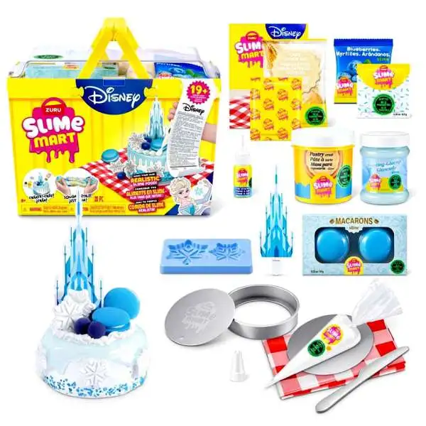 Slime Mart Disney Small Shopping Basket Frozen Slime Kit [19+ Ingredients Inside! Make Your Own Realistic Slime Food!] (Pre-Order ships October)