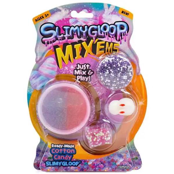 Slimygloop Mix'Ems Cotton Candy Kit [Damaged Package]