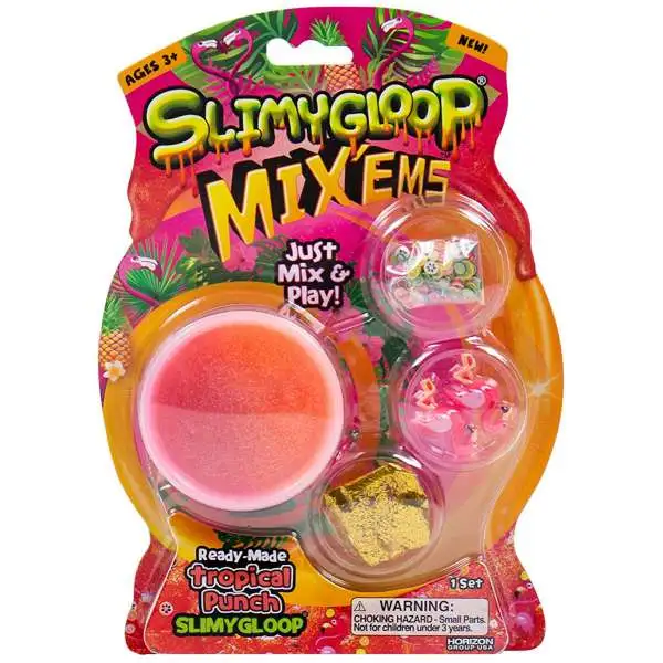 Slimygloop Mix'Ems Tropical Punch Kit [Damaged Package]