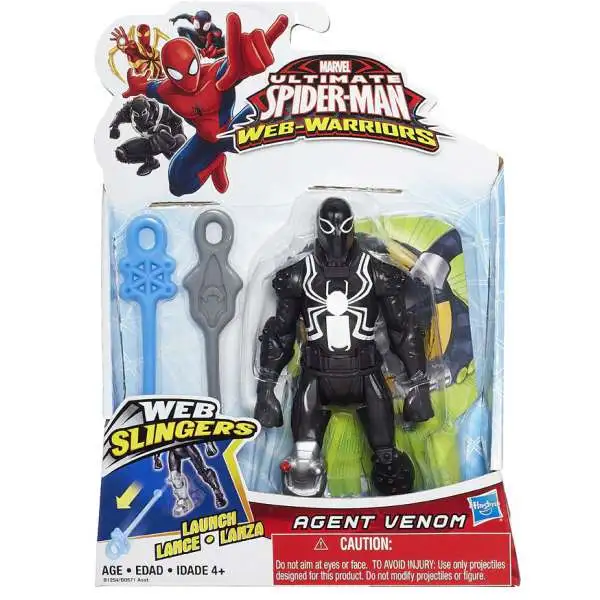 Marvel Ultimate Spider-Man Web-Warriors Web Slingers Agent Venom Action Figure
