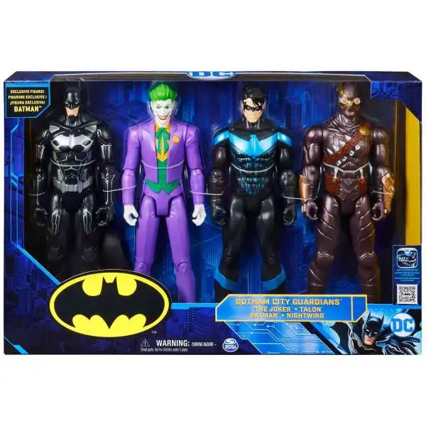 DC Batman Gotham City Guardians Exclusive Action Figure 4-Pack [The Joker, Talon, Batman & Nightwing]