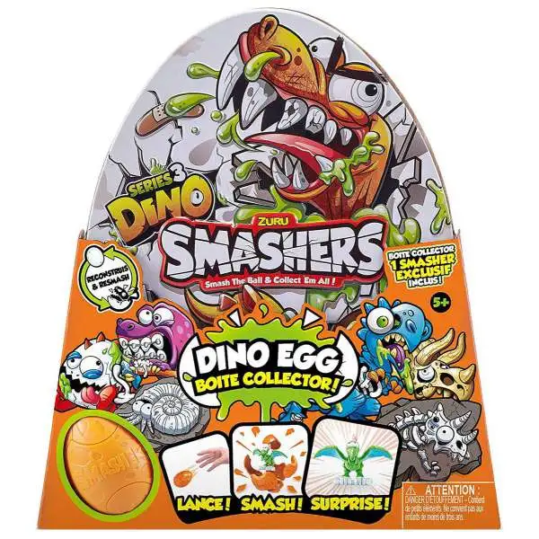 Smashers Series 3 Dino Dino Egg Collectors Tin