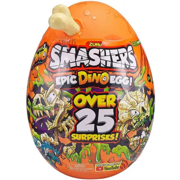 Smashers Series 3 Dino EPIC Mystery Egg [1 RANDOM Figure, Over 25 Surprises!]