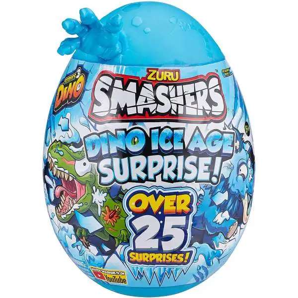 Smashers Series 3 Dino Ice Age Mammoth EPIC Mystery Egg [Blue, Over 25 Surprises!]